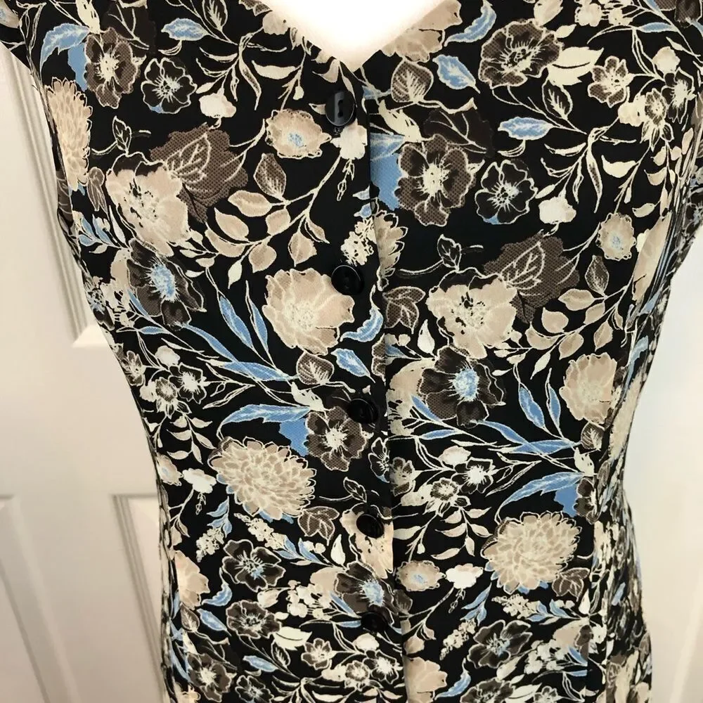 CHRISTOPHER & Banks shortsleeved maxi dress size 8 - Picture 2 of 10